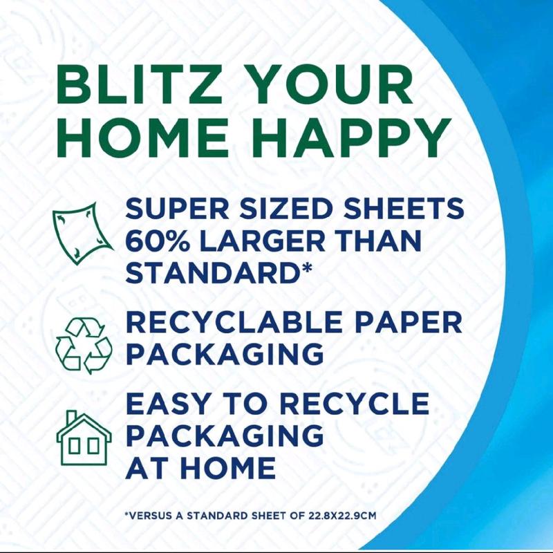 12 rolls Regina Blitz 3ply Towel Kitchen Towel 1