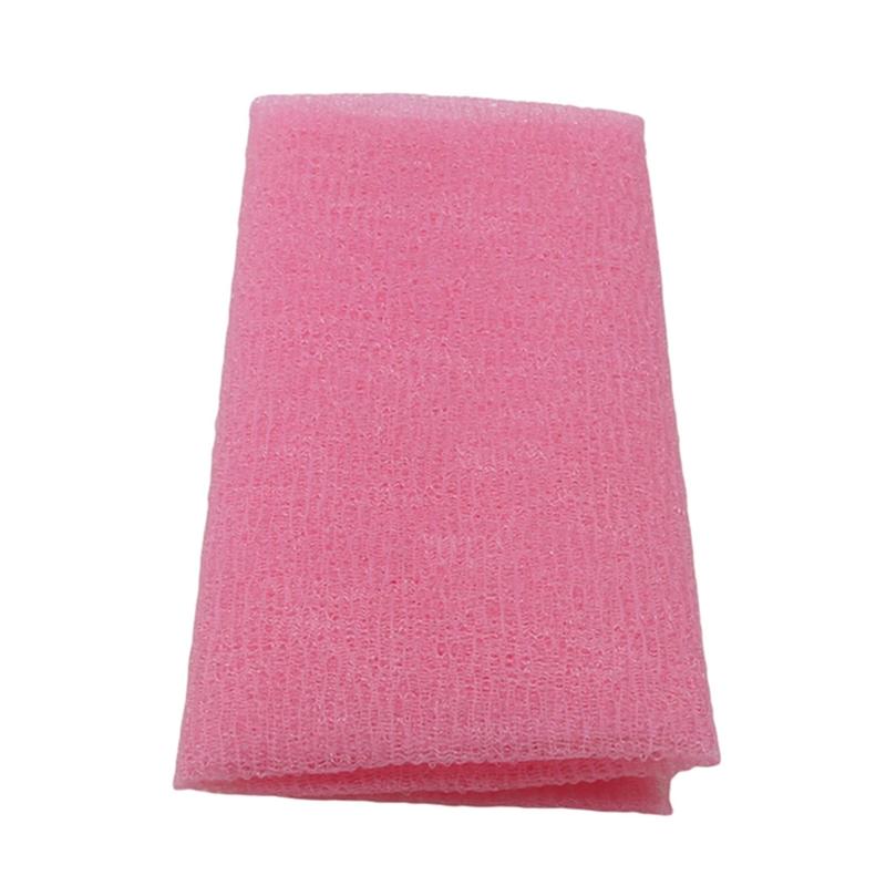 Product Introduction of Body Washing Clean Exfoliate Puff Body Nylon Wash Cloth Bath Towel Mesh Scrub Bodys Treatment Bath Shower Products Solid Color 22