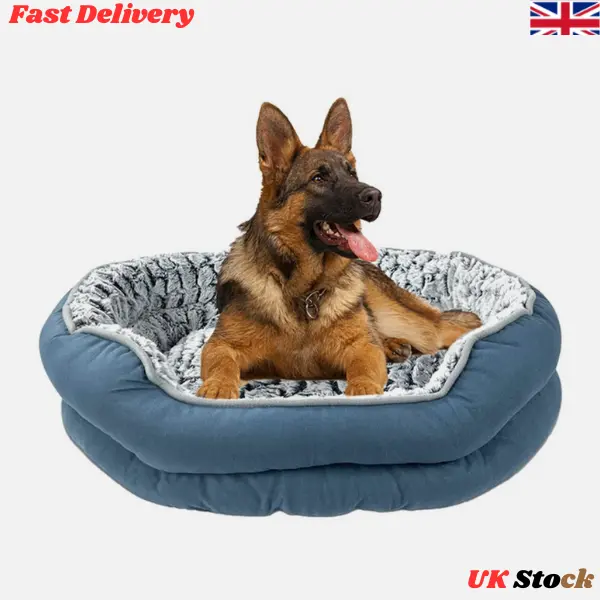 Luxury Soft Washable Pet Dog Cat Bed - Puppy Cushion Warm Pet Basket - S, M, L