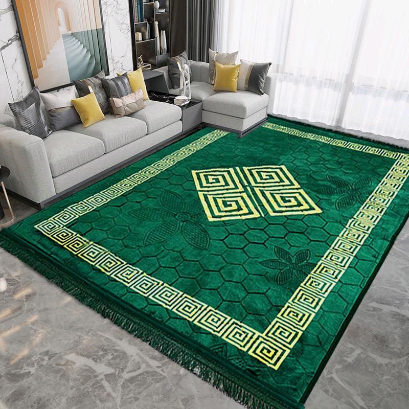DIAMOND SHAPED GREEKY NON SLIP MACHINE WASHABLE GREEKY DESIGN SOFT 160X230CM AND 200X300CM 6