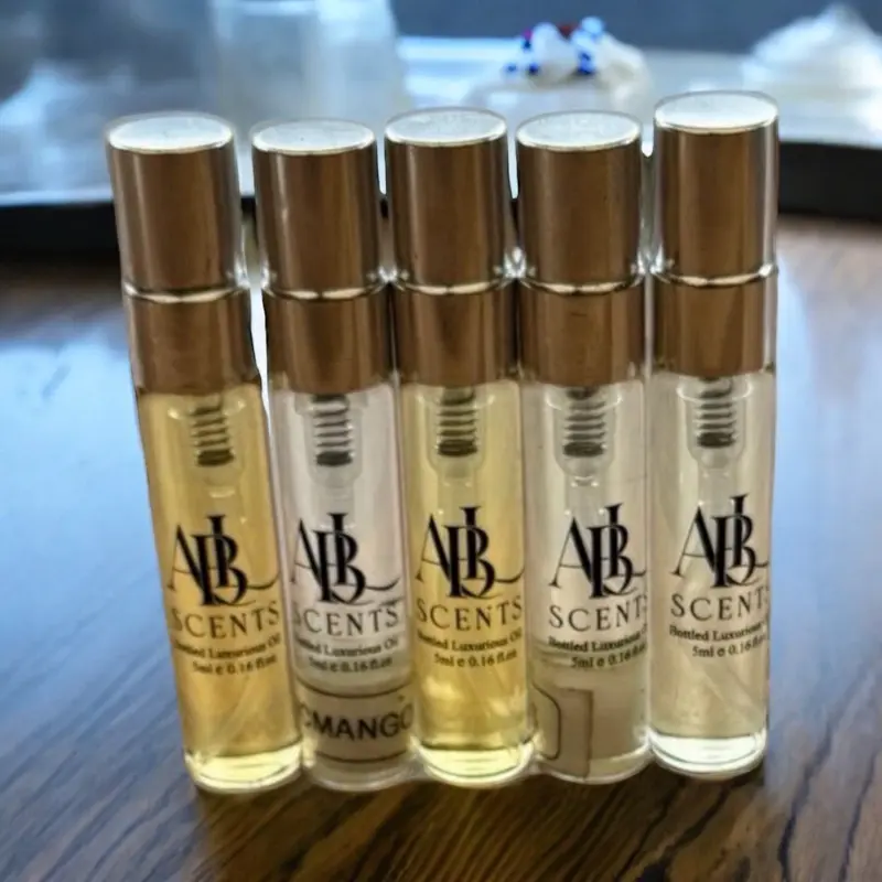 Sweet Vanilla Perfume Set of Five 5ml and Five 10ml Spray Bottles   **Buy 5 Bottles Get One For Free** 4