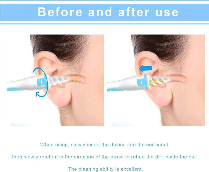 16-Piece Ear Wax Removal Kit, Soft Silicone Spiral Ear Cleaner for Safe and Gentle Earwax Removal, Reusable Ear Cleaning Tool for Kids and Adults, Effective and Non-Invasive Ear Care, Easy-to-Use Spiral Tip for Hygiene and Comfort, Ideal for Family Use 5