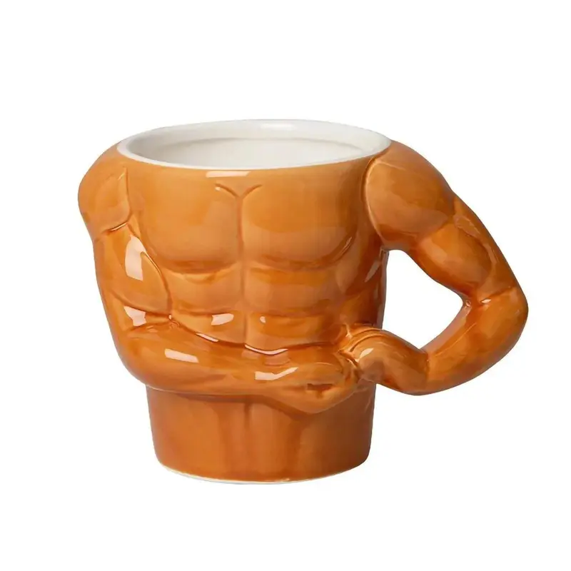 Muscle Man Ceramic Coffee Mug 0
