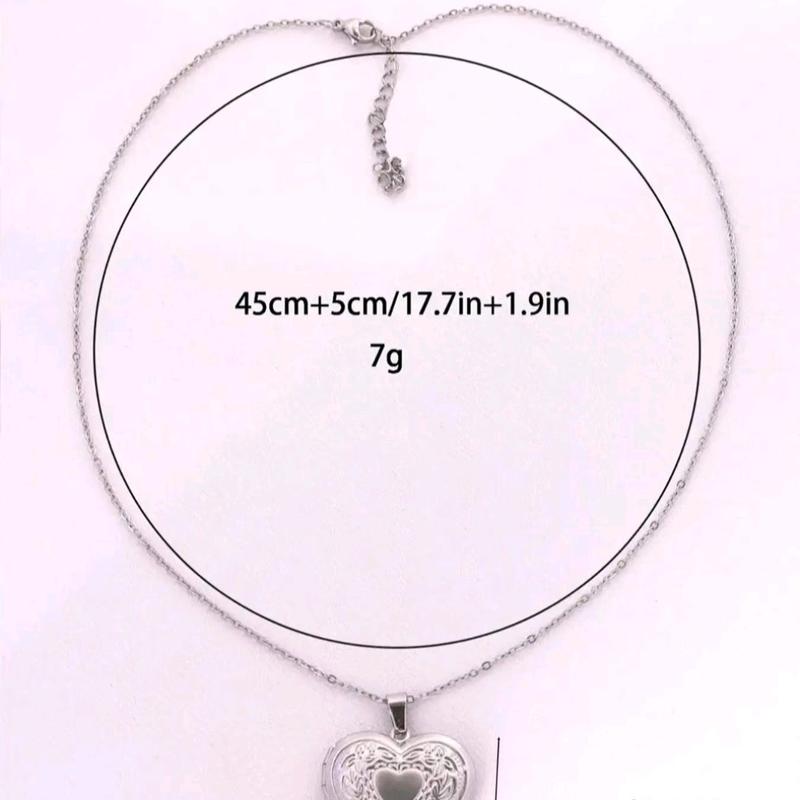 GJ Gemma Stainless Steel Functioning Heart Locket 1