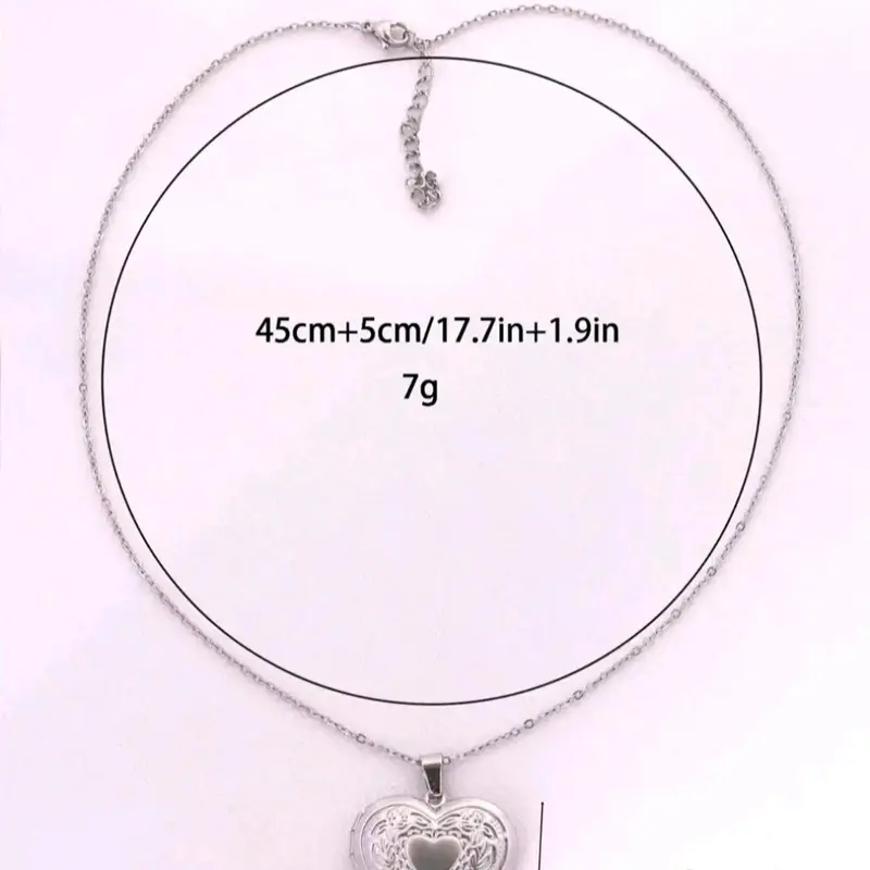 GJ Gemma Stainless Steel Functioning Heart Locket 1