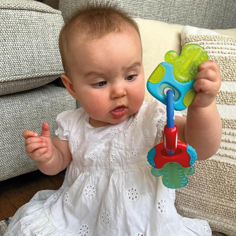 Soothing Teether | Multiple Teething Surfaces | Refrigerator Safe | Suitable from 3 Months Plus 2