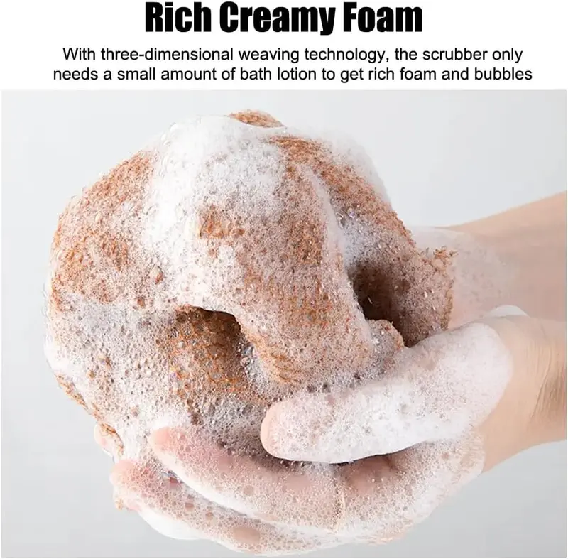 African Net Sponge for Perfect Exfoliating,Back Body Scrubber,African Exfoliating Bath Sponge,Sapo Wash,African Bath Towel,Bathroom Supplies Accessories Smooth 1