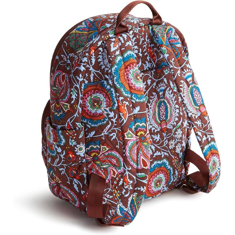 Vera Bradley Women's Premium Cotton Small Banbury Backpack Bookbag 1