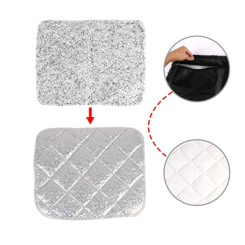 Thermal Pet Bed Self Heating Pet Pad Extra Warm Cat Dog Mat with Removable Cover 4