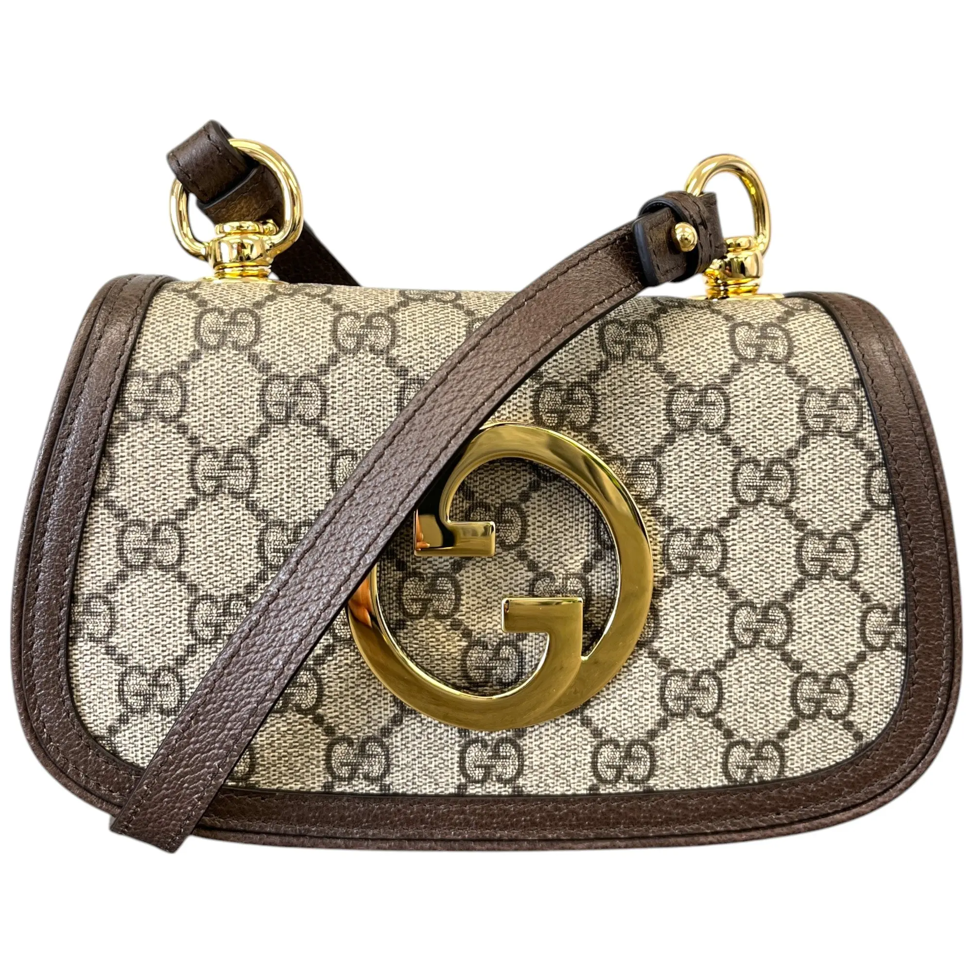 Pre-owned  Gucci  Women's Gg Mini Blondie Handbag Beige