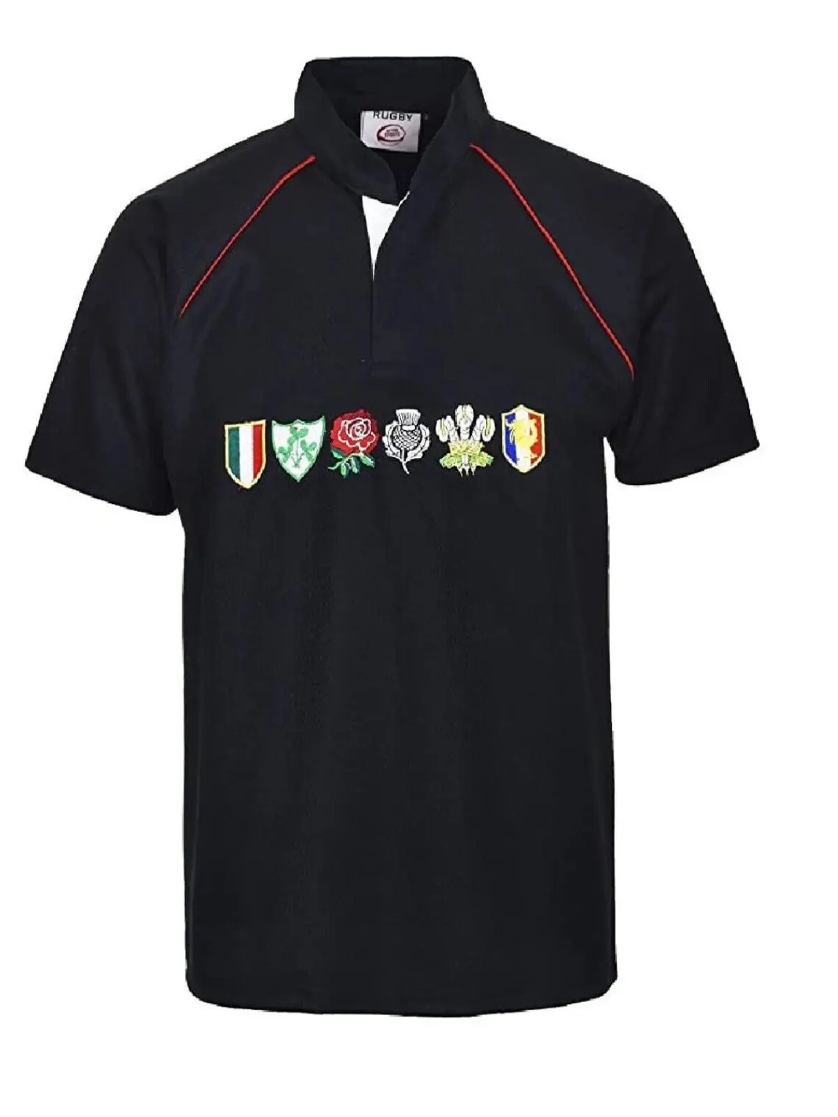 6 Nations Rugby Mens  Shirt Short Sleeve Rugby shirt Rugby team