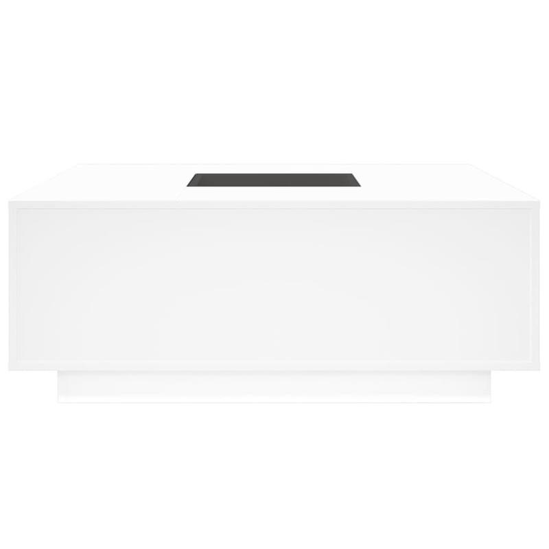 Coffee Table with Infinity LED White 100x100x40 cm 5