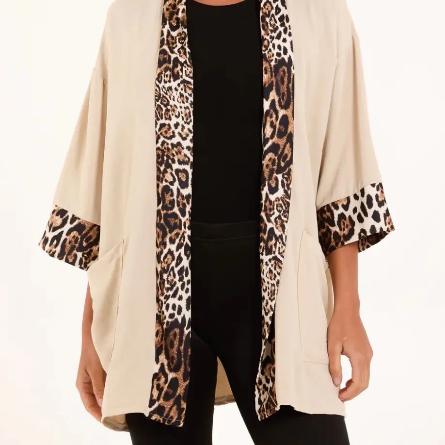Women’s Leopard Stripe Blazer Jacket