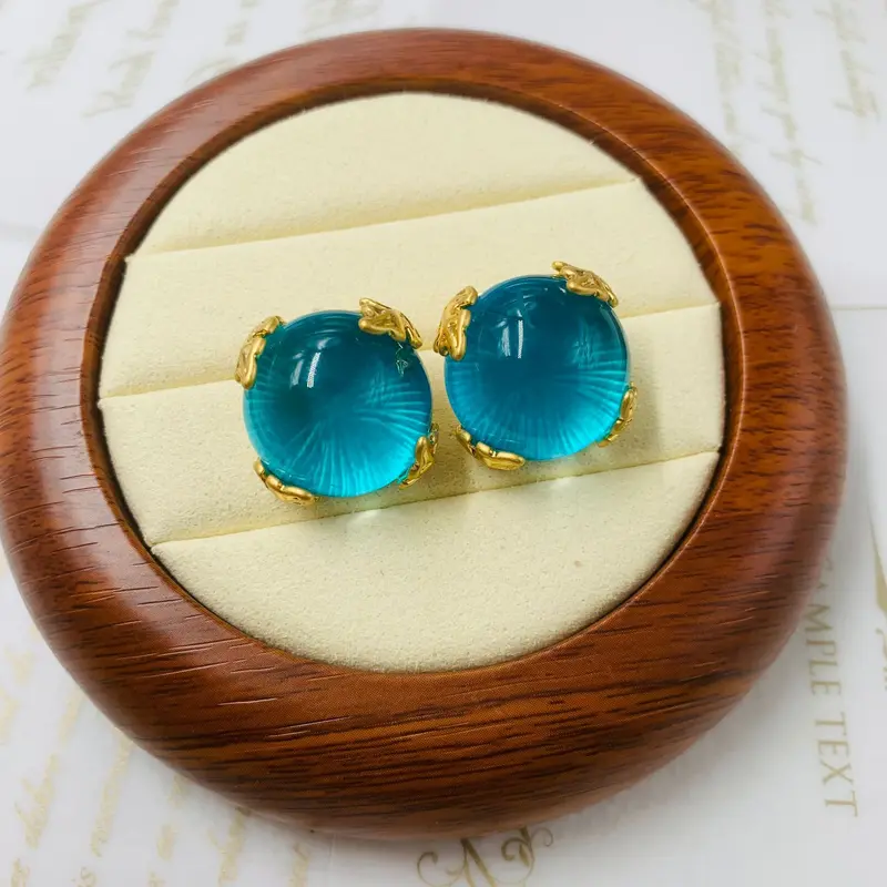 Azure Gold Plated Jewellery Set: Necklace, Bracelet & Earnings, Gold Layering Necklaces, Jewelry Gift Set for Wife/Mum, TIKTOK Jewelry Set, Birthday Gift, Anniversary Gift, necklace jewelry, Christmas Gift, clover necklace, Best Gift, Wedding Jewelry Set 4