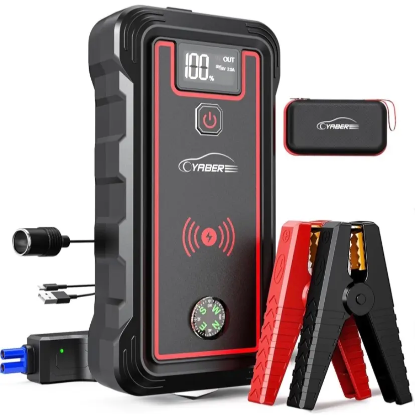 Jump Starter Power Pack 5000A Peak,Car Battery Booster Jump Starter