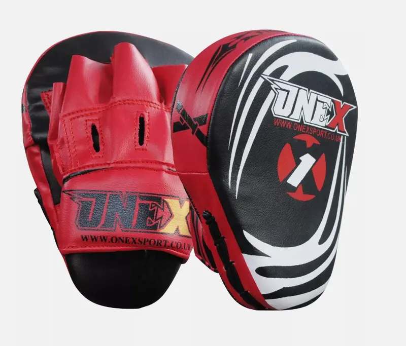 Focus Pads, Hook and Jab Mitt,Thai Kick Muay Karate MMA Adult Boxing Training 0