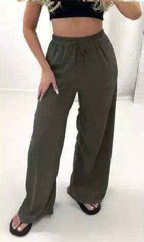 Product Introduction of This That Fashion Women's Ladies Wide Leg Drawstring Palazzo Bottom Trouser Pant Womenswear 7