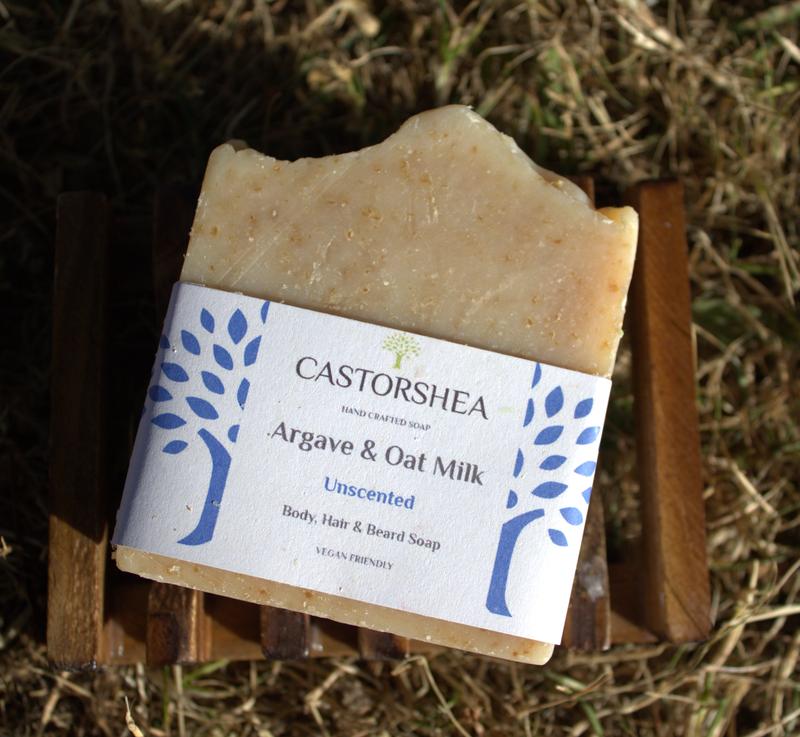 Castorshea Vegan friendly Oat Milk & Honey Soap Bar Body Care Body Wash 4
