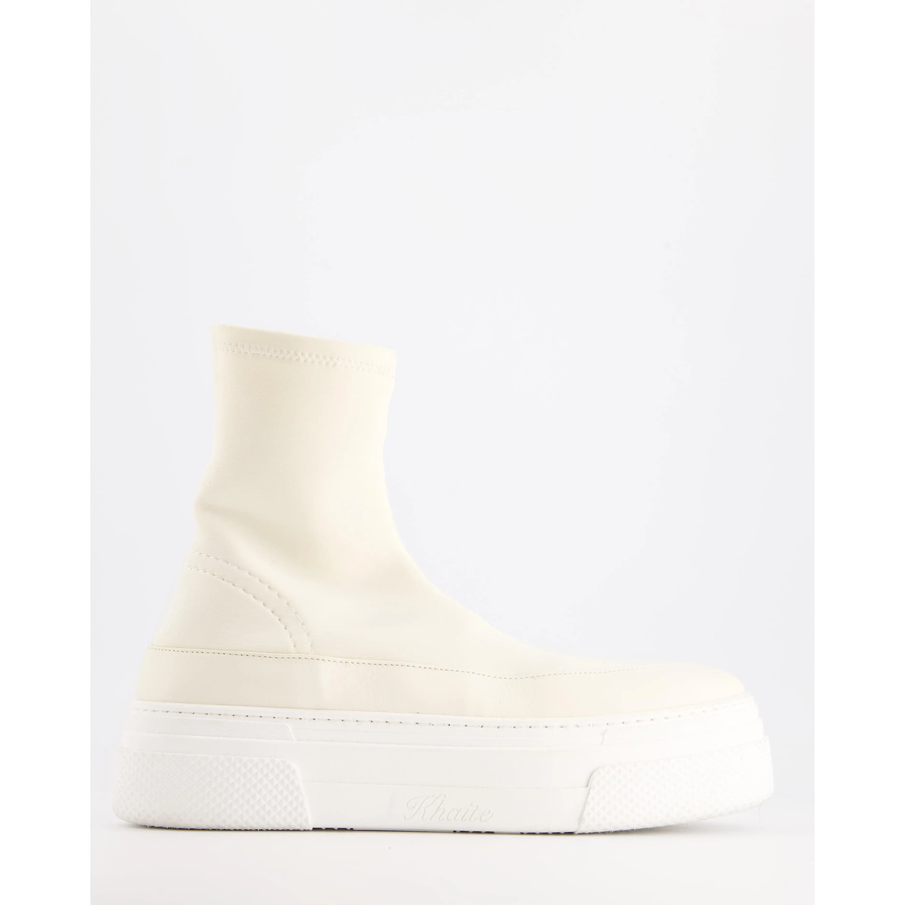 Khaite White and Cream Ludlow Socket Sneaker Boots Size EU 40 RRP £500