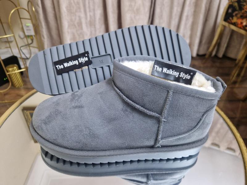 The Walking Style Women's Fur Lined Winter Ankle Boots 5