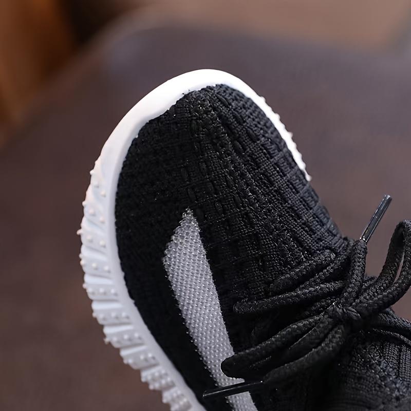 Product Introduction of Casual Comfortable Solid Color Woven Shoes For Girls, Breathable Lightweight Sneakers For Walking Running 4