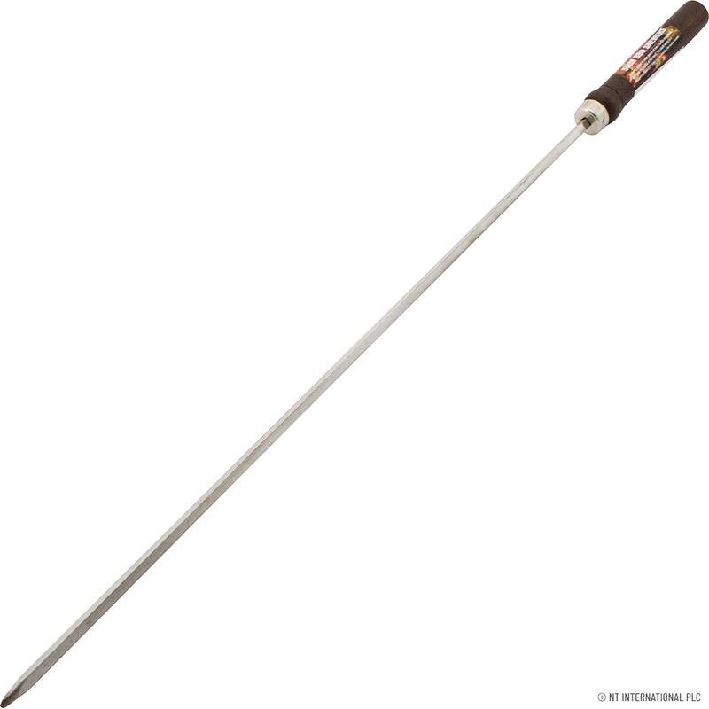 New Set Of 6 Bbq Skewers Wooden Handle 5mm Barbecue Kebab Sticks Food Grill Tool 0