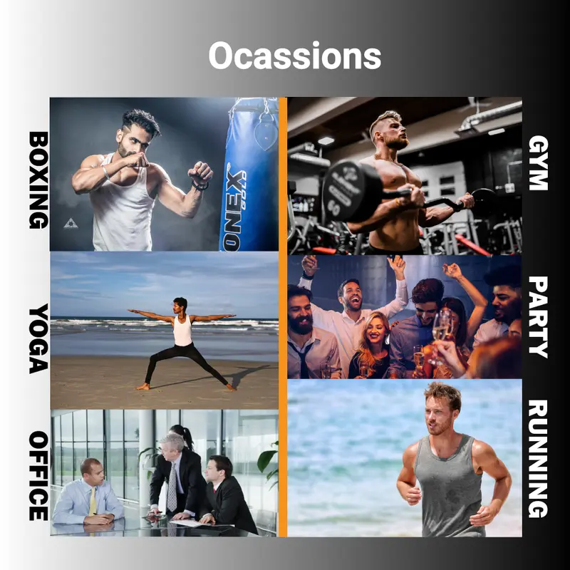 3 Pack Mens Vest Tops 100% Cotton Plain Classic Vests Summer Training Gym Tank Top Pack Black white vest men Casual Fabric Menswear Fitted Soft Underwear Big Operator Beige Crewneck Round Neck Tropical 4