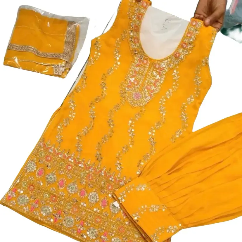 Kids Girls Afgani Salwar Suit Clothes Ethnic Indian Outfits. Size is 26,28,30,32