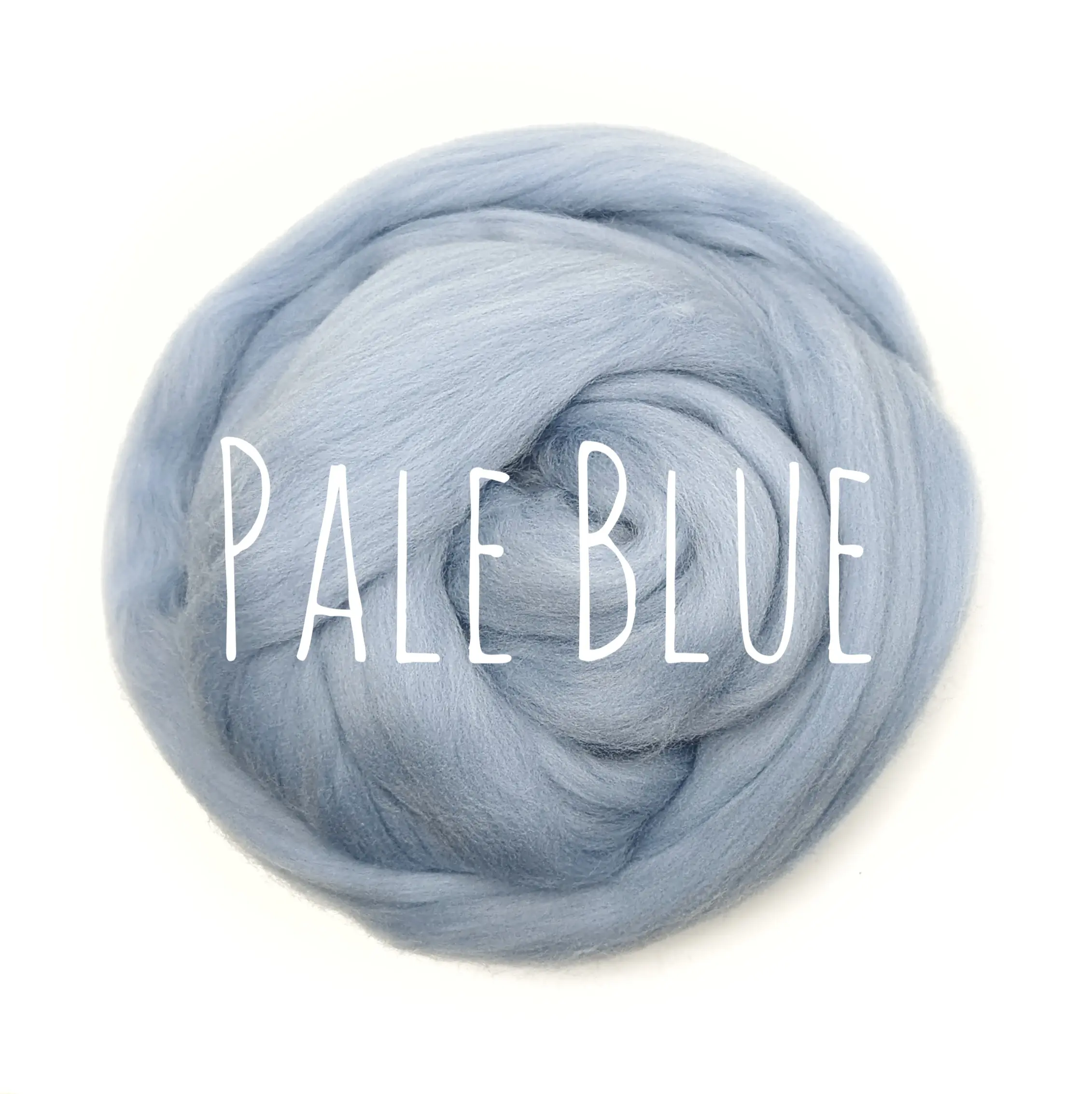Chunky Wool - Pale Blue - for Arm Knitting Merino Blanket Weaving Felting Jumbo Yarn Giant Wool Soft