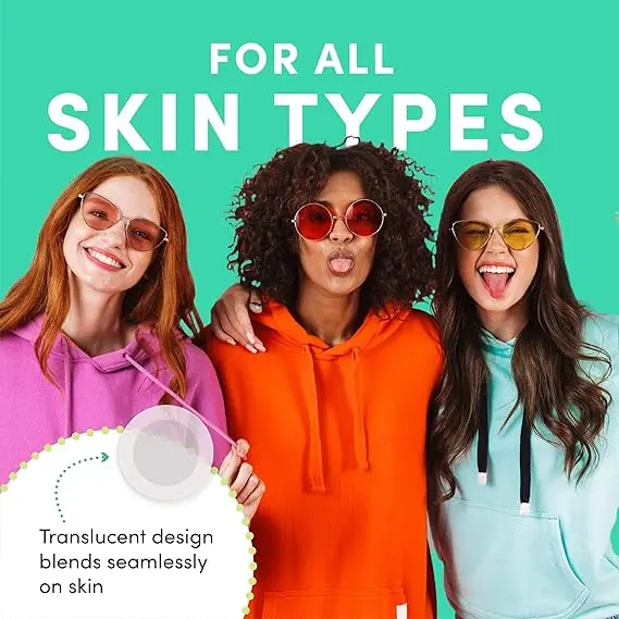 Pack of 60 Translucent Hydrocolloid Pimple Patch Acne Patches for Face and Body - Fast-Acting, Vegan & Cruelty Free Skin Care - Comfort 3