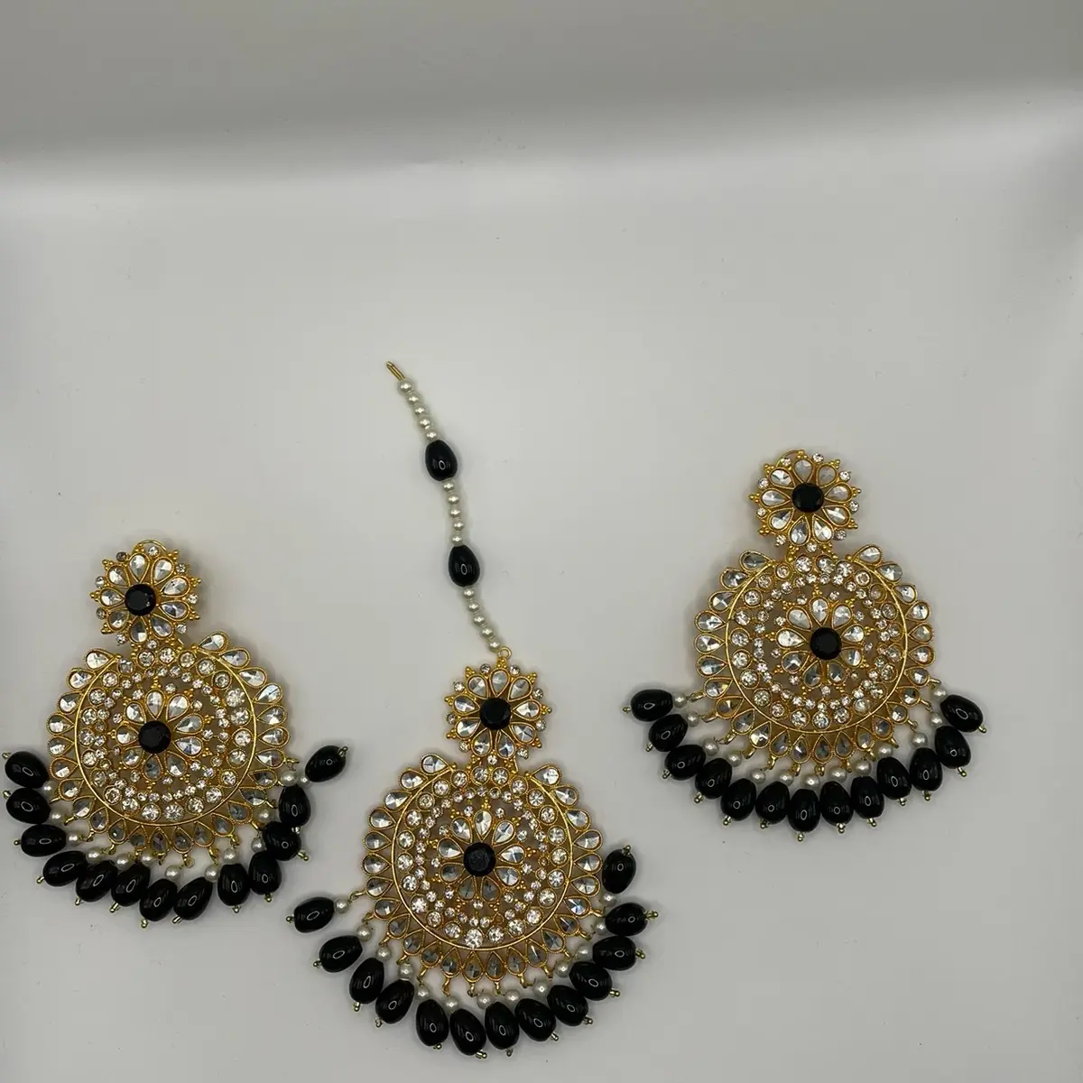 Pakistani big Earring and tikka sets