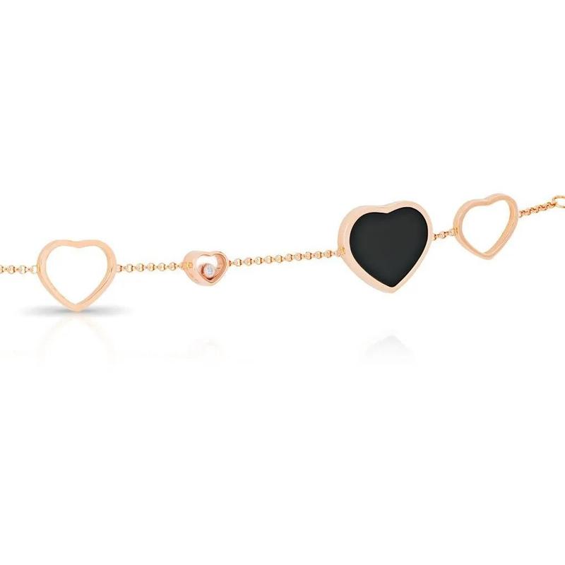 Preowned Chopard Diamond Happy Hearts Bracelet 1