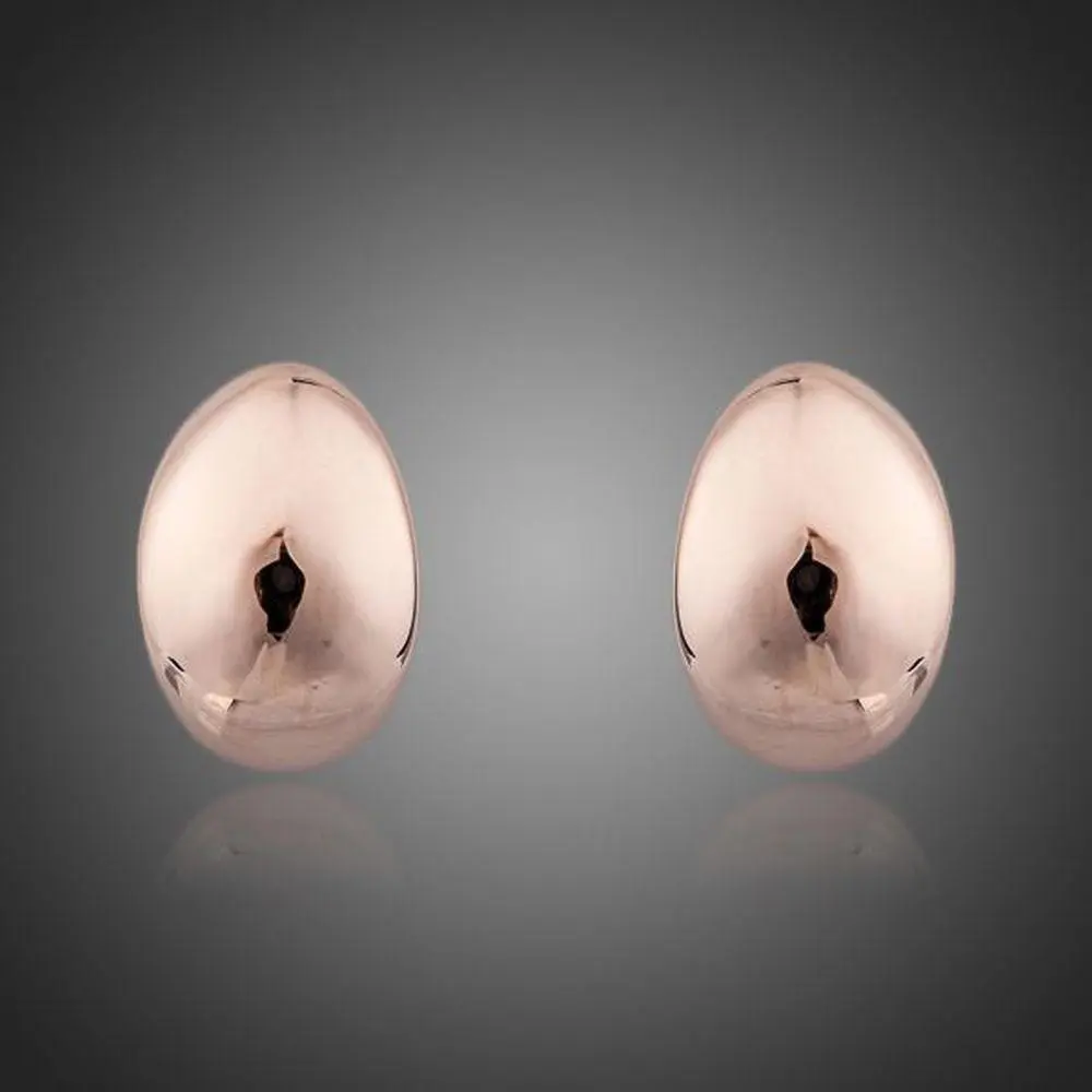 Free Next Day Delivery Egg Shaped Stud Earrings