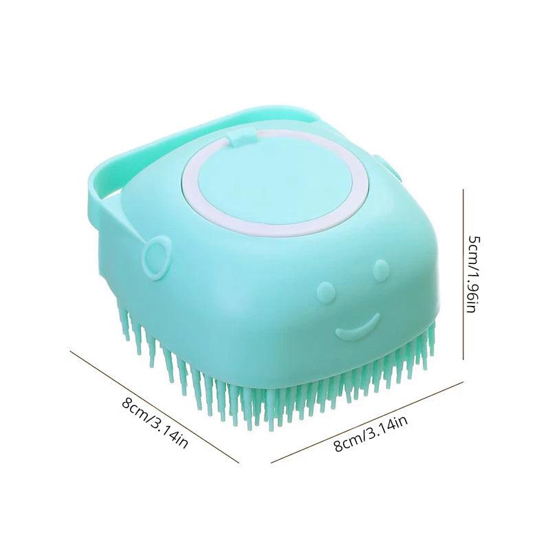 Pet Bathing Brush Soft Silicone Massager Shower Gel Bathing Brush Clean Tools Comb Dog Cat Cleaning Grooming Supplies 5