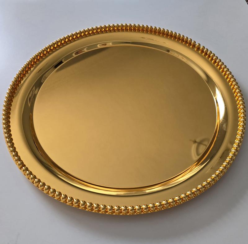 Cake and Snack Tray Set in Gold and Silver - Kings Kitchenware 6