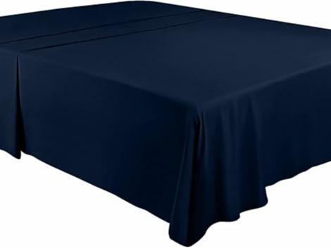 Double Flat sheet 100%  Cotton Breathable Anti Wrinkle Super Soft Flat Sheets For Double Bedding 228 X 244 cm Assorted Color 4