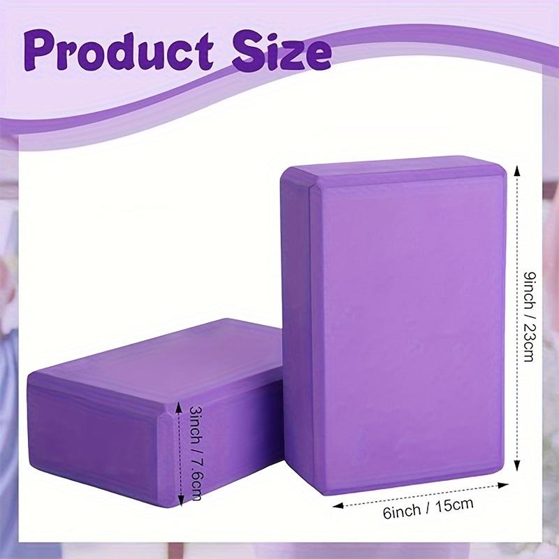 ORACEGRA        1pcs High-Density EVA Yoga Bricks to Boost Flexibility in Pilates and Stretching - Perfect for Home Gym and Training 4
