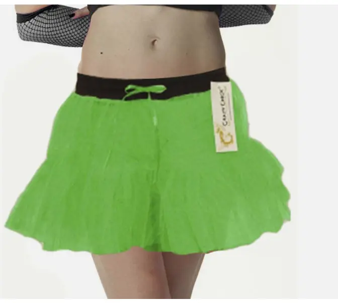 2 LAYER TUTU SKIRT GIRLS KIDS CHILDRENS FANCY DRESS PARTY NEON DANCE 5-10 YEARS 8