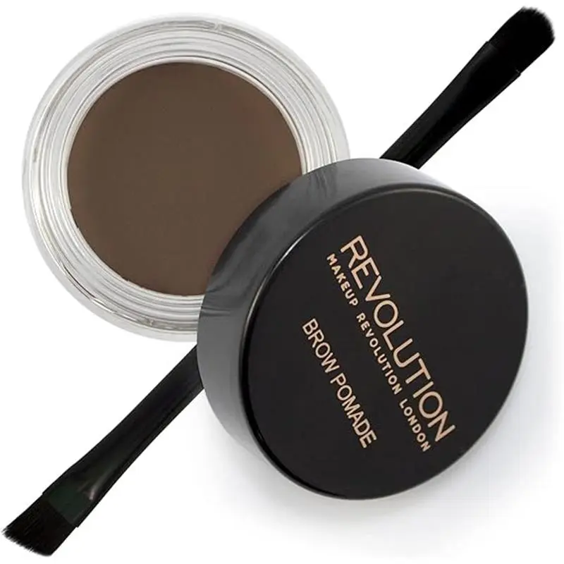 Makeup Revolution, Brow Pomade, Dark, 2.5g Cosmetic Black