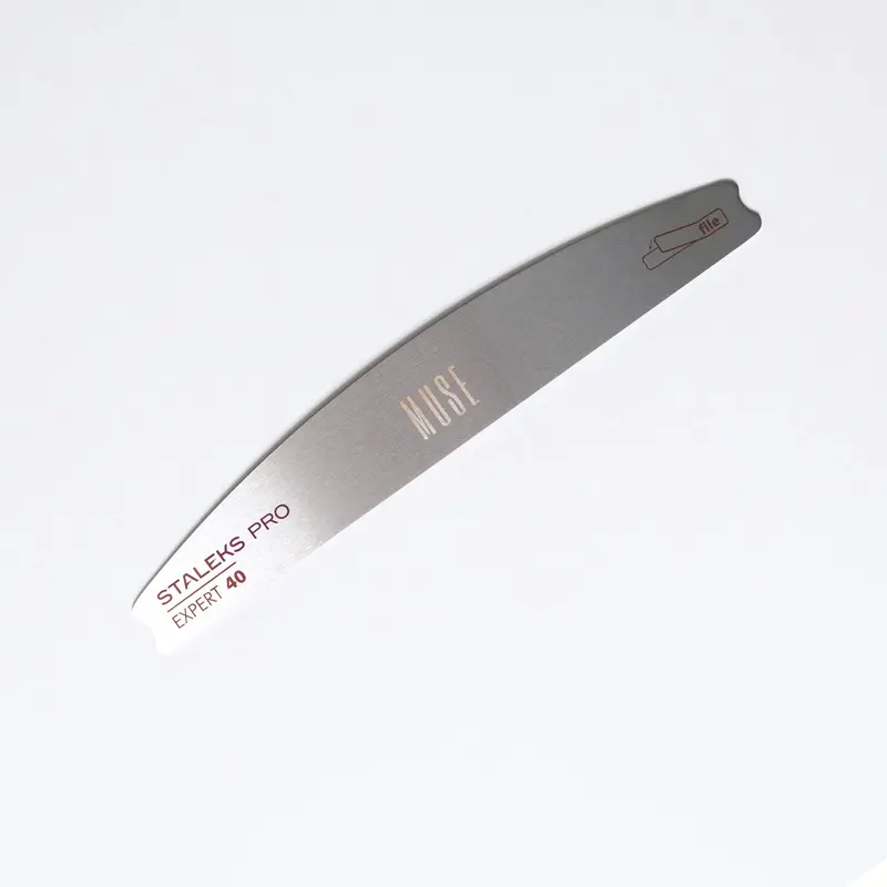 MUSE Metal Nail File Crescent Base – Reusable File Base for Nail Professionals 3