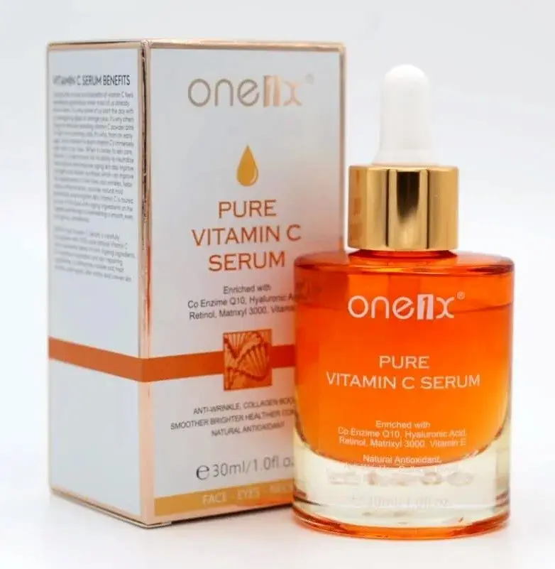 New VITAMIN C SERUM Powerful Anti-Aging collagen-Boost Face Serum Day Night Skincare  Hyaluronic Acid Retinol Sunscreen Skin Repair Comfort