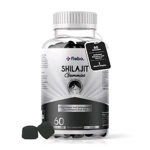 Flebo Himalayan Shilajit Gummies with Ashwagandha, B12, B6 Vitamins, and Zinc Shilajit Resin, Vitamin Gummies, Energy Gummies, Shilajit Supplements