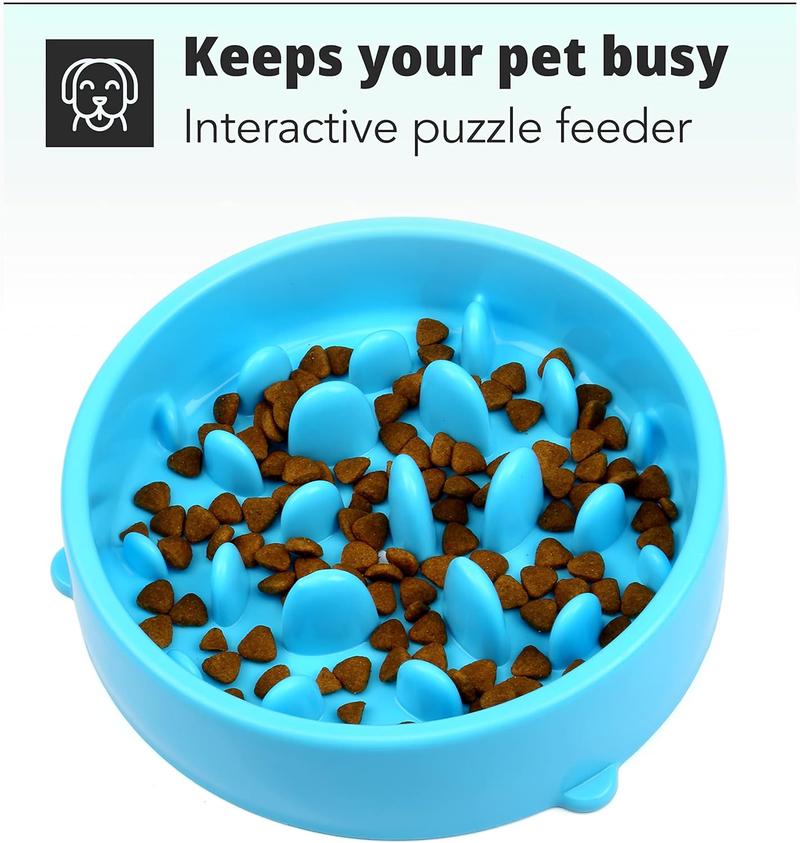 Product Introduction of Slow Feeder Dog Bowl - Slow Eating Dog Bowl - Interactive Feeder - Slow Down Feed Dog Cat Feeding Bowl - Pet Bloat Stop Dog Bowl 6
