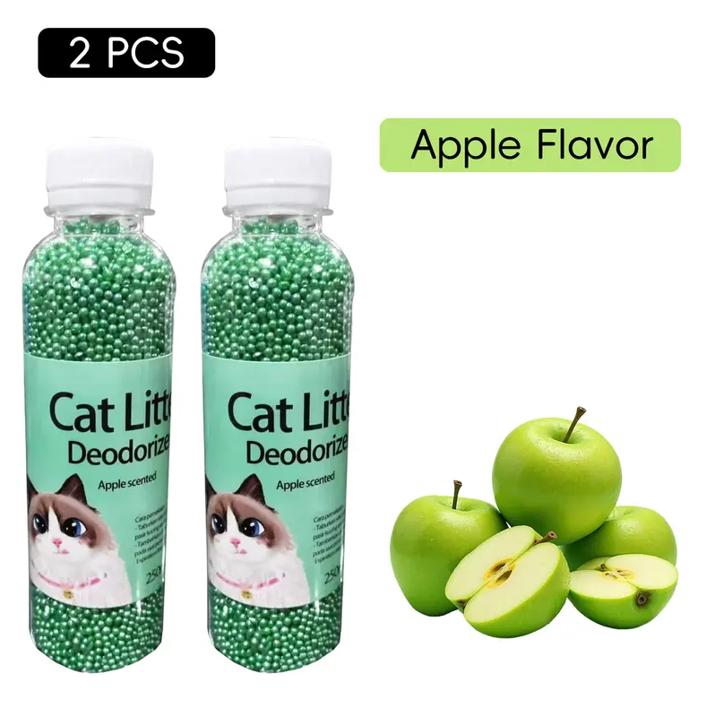 2 PCS Natural Plant-Based Pet Odor Eliminator & Litter Box Deodorizer Crystals - Fresh Scent for Cats, Cleaning, Environment 7