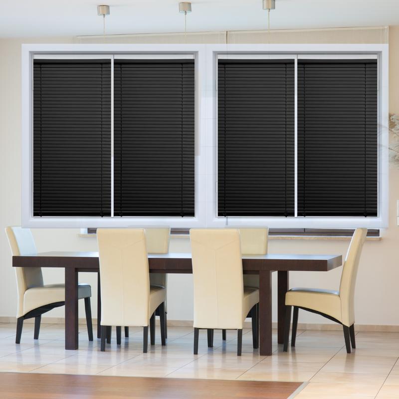 EV Dekor PVC Plain Window Blinds - Venation Style, 25mm Slats, Trim and Fit with Ease 7
