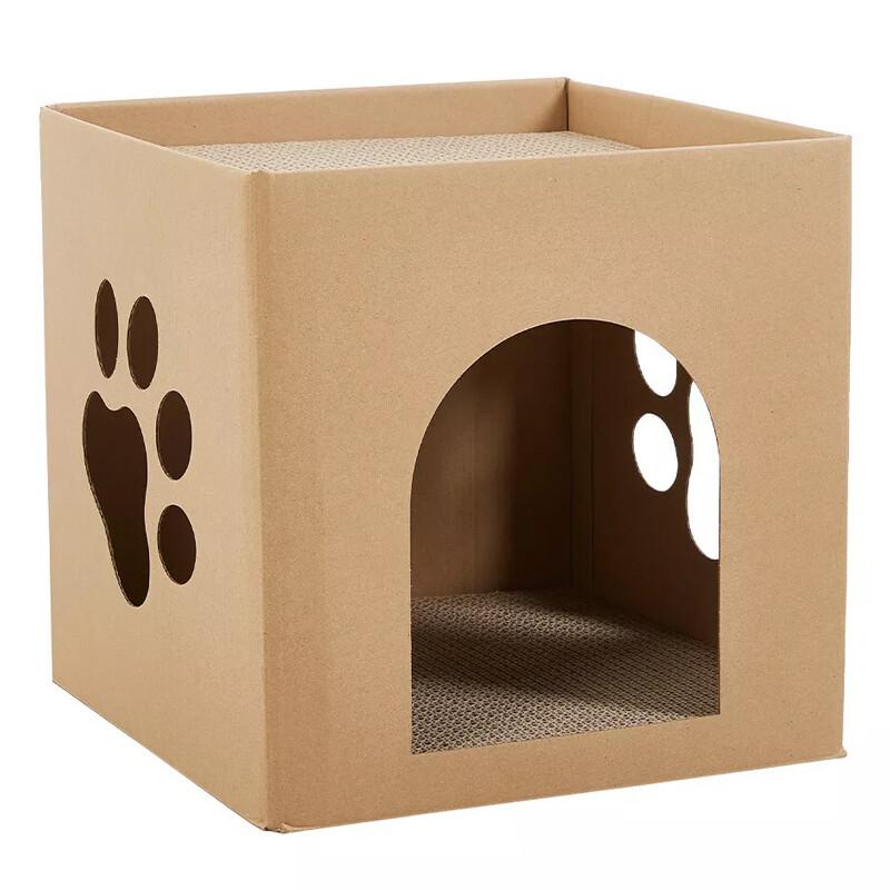 Product Introduction of ⭐[Delivery In 2-3 Days]⭐Pet Cat Nest Scratching Pad Play House Bed Cardboard Corrugated Scratcher Box UK 18