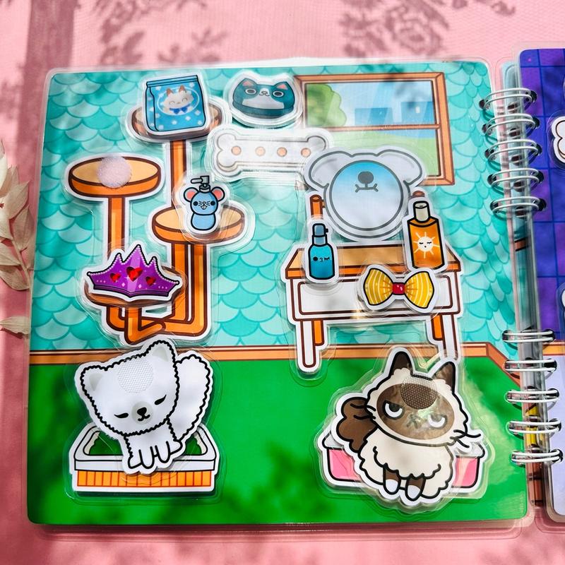 Toca Pets Velcro Book with Pets - Educational Toy for Kids 4