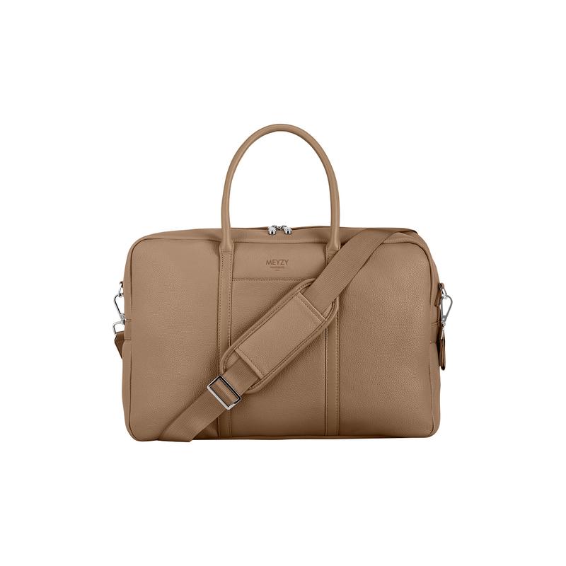 Product Introduction of Custom Soft Leather Laptop Computer Shoulder Zipper Business Computer Briefcase Men's Handbag 5