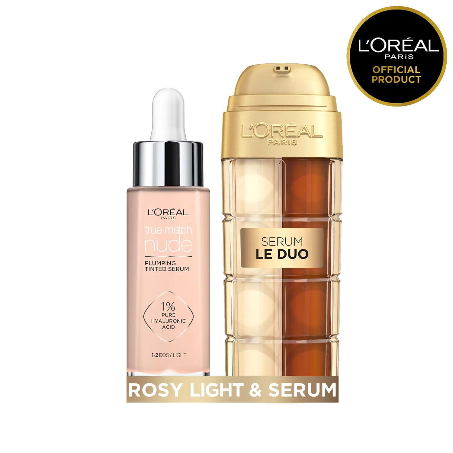 L’Oreal Paris Age Perfect Age Defying Serum Le Duo 30ml+ True Match Nude Plumping Tinted Serum