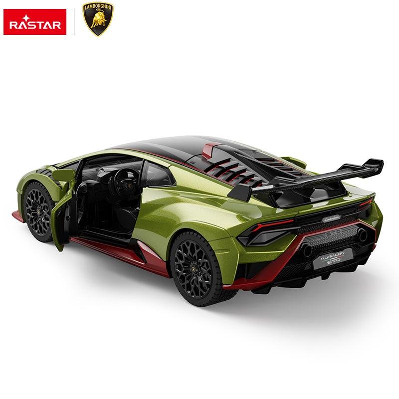 64300 Rastar Lamborghini Huracan STO Die cast 1:32 Toy Car Open Doors - Green 3